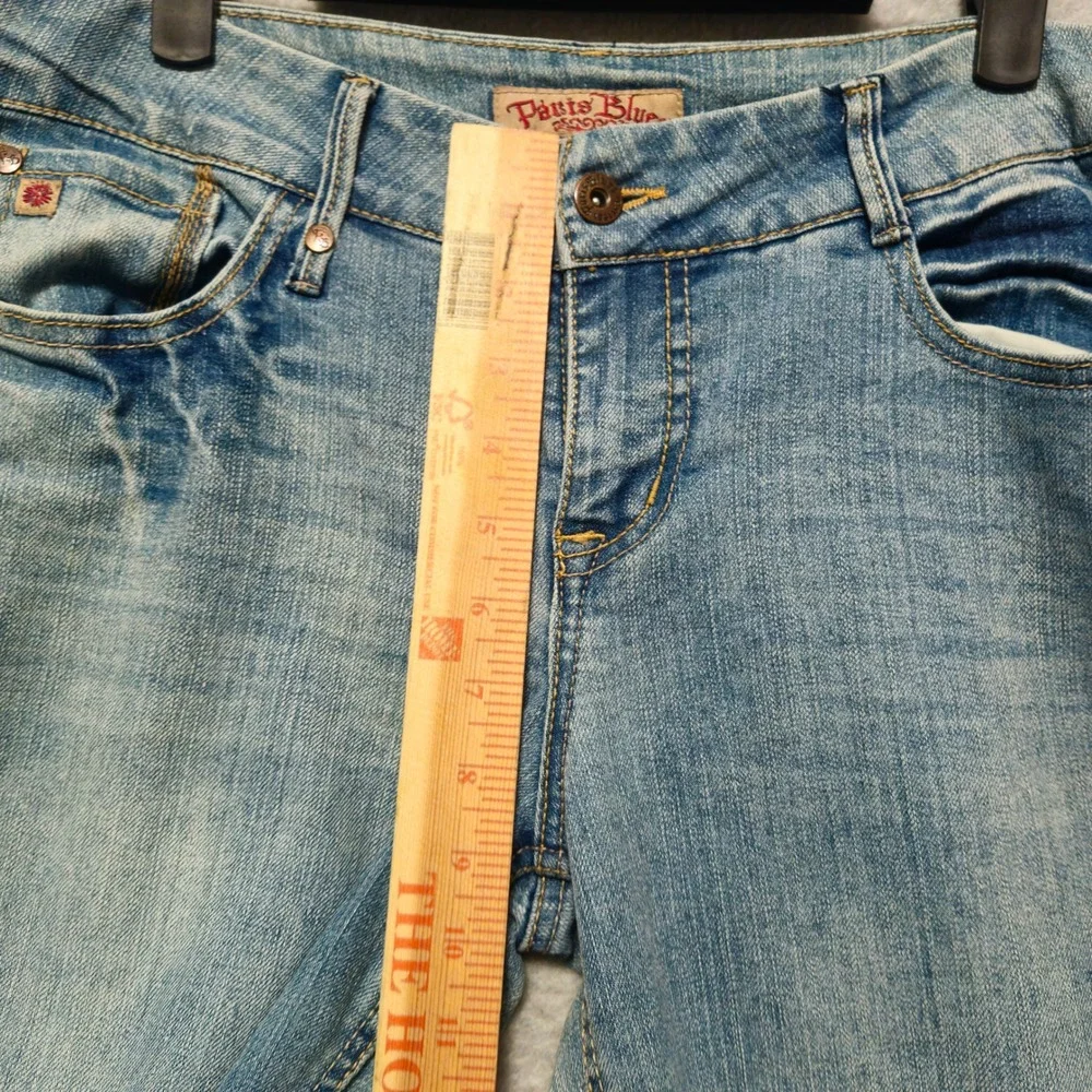 Vintage Paris Blues Womens 33 Juniors Size 13 Bootcut Jeans Stretch Denim‎